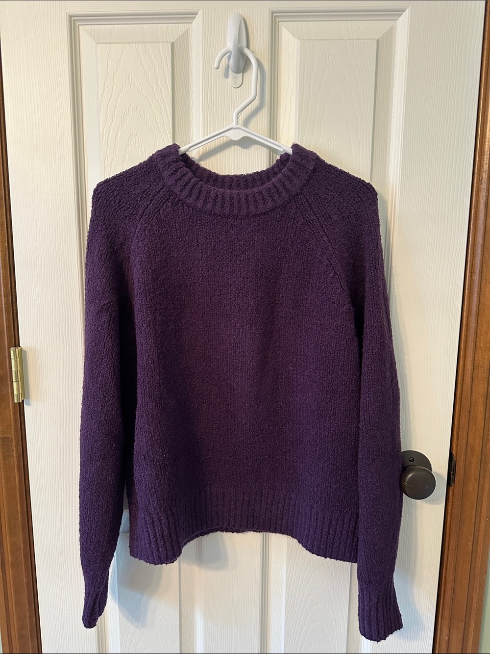 Banana Republic Deep Purple Crewneck Sweater